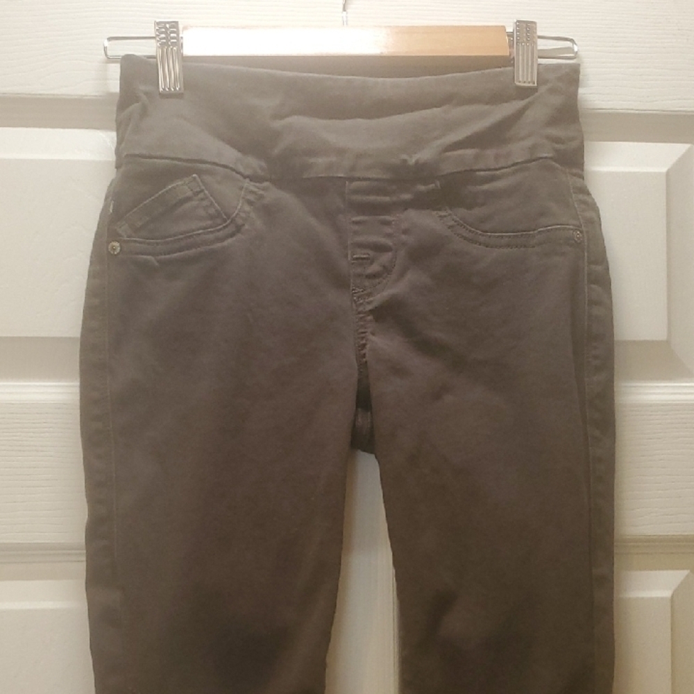 Rock & Republic Jeans Womens Size 2 Army Green Skinny Pullon Pull-on Fever